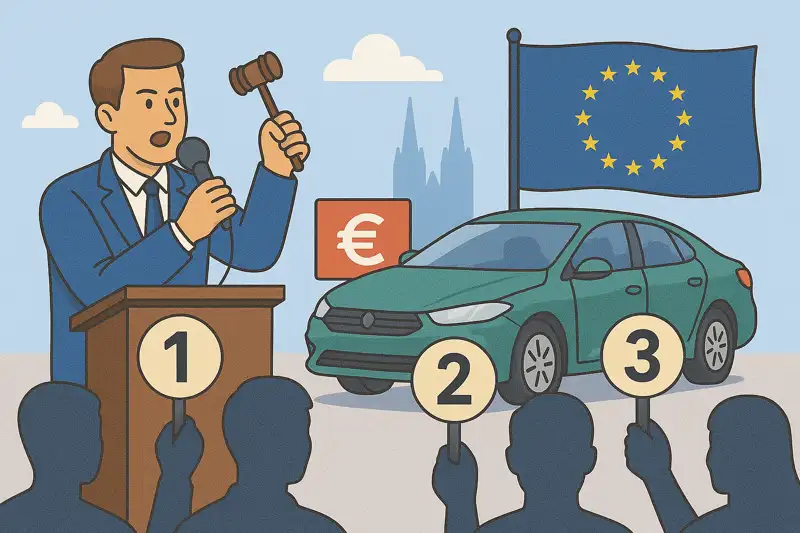 Аукціони авто в Європі