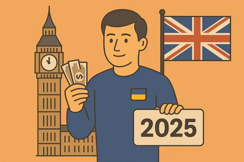 Середня зарплата в Англії