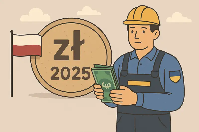 Середня зарплата в Польщі