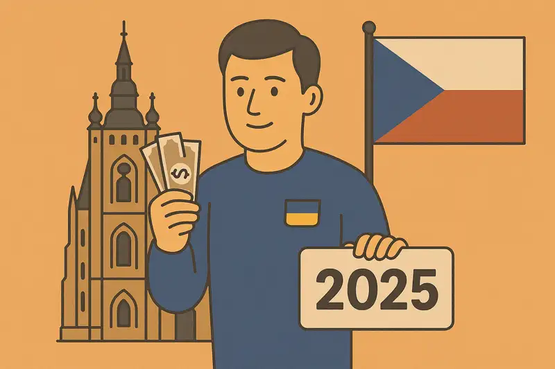 Середня зарплата в Чехії